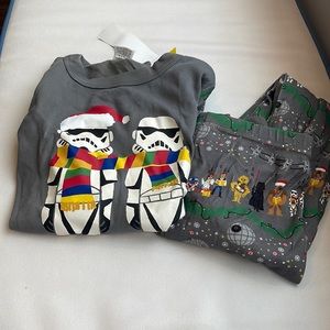 Brand new w/ tags Hanna Anderson unisex Star Wars holiday pajamas size 12.